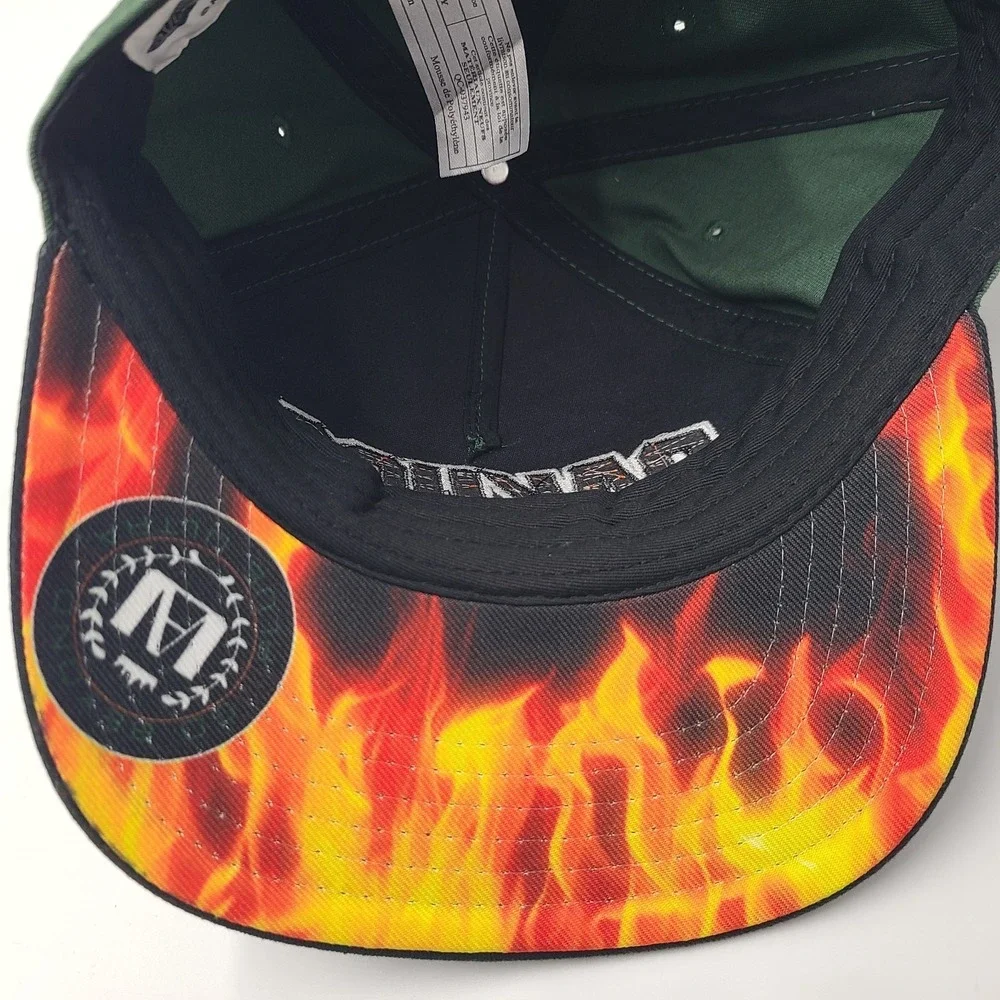 My Hero Academia Hat Snapback Green Black‎ BioWorld Katuski Bakugo Anime Kanji